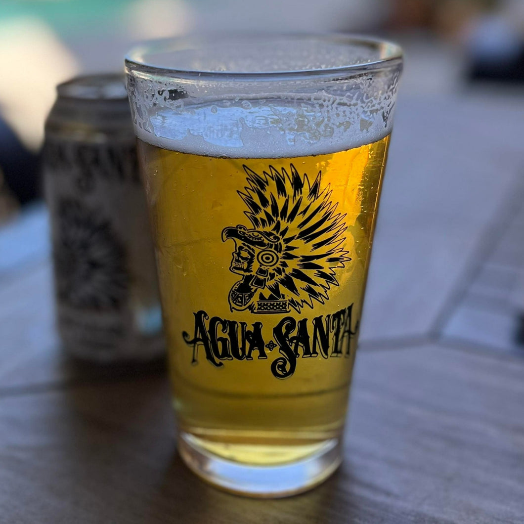 Agua Santa Pint Glass!